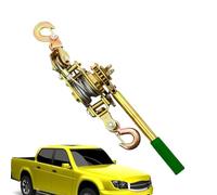 Rope Tightener Tool - Manual Wire Tightener, Sturdy Ratchet Cable Clamp | Reinforced Gear Pulley Tensioning Device, Heavy Duty Rope Strainer for Fence Repair, Automotive Use, Farm Equipment Fixing