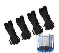 Rope To Tie - Trampoline Net Replacement, Long Durable Cord, 0.2 Inch Thickness Net Fence | Protective Support System For Backyard, Trampoline,