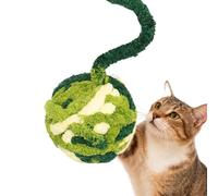 Rope Toy for Cats - Interactive Soft Colourful Accessory with Inner Bell - Rope Toy for Cats, for Play Training Exercise Mental Stimulation Scratching and Climbing in Cas