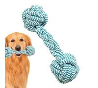 Rope Toy for Dogs, Rope Toy for Aggressives, Cotton Rope Knot Natural Pull Toy for Dogs, Bitt-Resistant Indestructible Tug of War Animal Supplies for Grinding and Re
