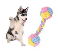 Rope Toy, Indestructible Chew Toy Tough Tug Toys Cotton Puppy Toys Multi-Coloured Design Hand Woven for Aggressive Chewers Small Mediuem Large Dogs Teeth Cleaning Fetch and Play