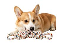 Rope Toys for Dogs Heavy Duty Color Cotton Chew Teething knots | Large Dog Rope Toy for Small Medium Large Aggressive Chewers, Enrichment, Mental Stimulation, Boredom Relief