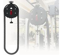 Rope Trainer,Adjustable Resistance Trainer Machine, for Home Gym, Grip, Arms, Back, and Body Coordination Exercises (Red)