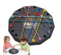 Rope Untangling Game - Twisted Rope Knots Interactive Board Game, Educational Brain Teaser Puzzle for Kids Durable Toy with Fun Problem-Solving Design for Boys and Girls Home School Playroom Early Lea