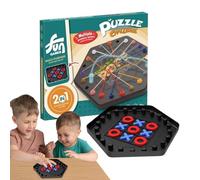 Rope Untangling Puzzle Game | Fun Brain Knots Travel Strategy Chessboard Games - Educational Preschool Learning Activities Strategic Indoor Activities for Classroom Party Camping