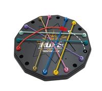 Rope Untying Game - 18.3cm Untangling Table Strategy Interactive Board Game | String Solution Central Brain Teaser | Educational Brain Boosting Activities For Kids Adults