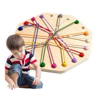 Rope Untying Game - Twisted Knots Toy | Twisted Rope Puzzle Game | Untying Knots Board Toys | Portable Brainy Knots Rope Untangling Board Game for Kids Ages 3 Years and Up