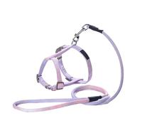 Rope Vest Harnesses Dog Lead Dog Leads Dog Leash Long for Small Dogs Drawstring Adjustable Cat Leash Braided Prevent Breaking Away 360 Degree Rotatable Hook (S,Purple)