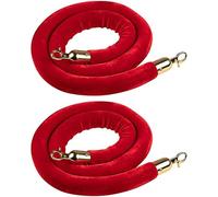 Rope with Hooks Crowd Control Queue Management 185cm SHanging Rope for Events Movie Premieres and ExhibitionsDurable & Easy to Use