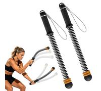Ropeless Battle Rope Adjustable with Weight Rings, Portable Battle Rope Without Rope, Space-saving Home Gym Device for Full Body Workout & Fat Burning