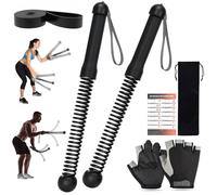 Ropeless Battle Rope, Cordless Battle Ropes for Home Gym with GlovesResistance Band,Storage Bag & Training Poster,Portable Silent Home Workout Equipment for Men & Women, Full Body Toning, Core, Arms