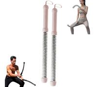 Ropeless Battle Rope for Home Gym,Portable Workout Ropes for HIIT Workouts, Low-Impact Cardio Training, Home Workout, Fitness Equipment for Women Men (Pink)