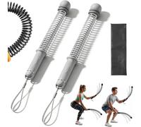 Ropeless Battle Ropes, 2026 New Adjustable Cordless Weighted Training Ropes for Home Gym, 3 lbs Heavy Duty Portable Battle Rope for Sculpting, Cardio & Fat Burn, HIIT for Men & Women (Gray)