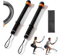 Ropeless Battle Ropes, 2026 New Adjustable Cordless Weighted Training Ropes for Home Gym, 3 lbs Heavy Duty Portable Battle Rope for Sculpting, Cardio & Fat Burn, HIIT for Men & Women (Black)