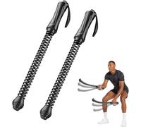 Ropeless Battle Ropes, 2PCS Quiet Cordless Training Rope Fitness Equipment, Steel Spring Exercise Rope for Full Body Workout, Home Gym Strength Training, Cardio, Muscle Building