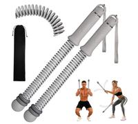 Ropeless Battle Ropes, Adjustable Cordless Training Rope Portable Silent Home Workout Equipment Exercise Fitness Equipment for Full Body Toning, Fat Burning & Cardio, Strength Training Gym