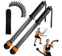 Ropeless Battle Ropes, Adjustable Cordless Training Rope Portable Silent Home Workout Equipment Fitness Exercise Equipment for Full Body Toning, Fat Burning & Cardio, Strength Training Gym