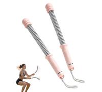 Ropeless Battle Ropes- Adjustable Portable Low-Impact Workout Equipment for Home Gym, Fitness Equipment for HIIT, Cardio & Muscle Training, Fat Burning for Men, Women & Fitness Enthusiasts (Pink)