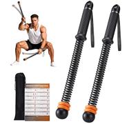 Ropeless Battle Ropes, Cordless Battle Ropes for Home Gym with Adjustable Resistance Springs, Portable Workout Exercise Rope for HIIT, Strength Building, and Low-Impact Aerobic Training