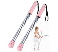 Ropeless Battle Ropes for Home Gym, Adjustable Weight, Weighted Workout Cords for HIIT, Strength, and Low-Impact Cardio Training, Home Gyms to Burn (Black) (Pink)