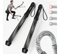 Ropeless Battle Workout Ropes for Home Gym - Fitness Cordless Training Rope for Men, Women & Beginners,No-Jump HIIT & Full-Body for Travel, Rehab,Knee-Friendly, Heavyweight Safe(Black