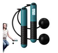 Ropeless Jump Rope - Weighted Cordless Jump Rope | TPU Fitness Exercise Training Jump Rope | Portable Digital Counting Jump Rope, Cordless Ball Weighted Jump Rope, For Men and Women