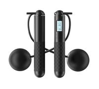 Ropeless Skipping Rope, Adjustable Fitness Skipping Rope with Counter, Weighted Jump Rope for Exercise, Boxing and Fitness
