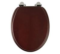 Roper Rhodes Mahogany Wooden Soft Close Toilet Seat Top Fix Quick Release