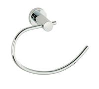 Roper Rhodes Minima Chrome Bathroom Cloakroom Towel Ring Holder 6922.02
