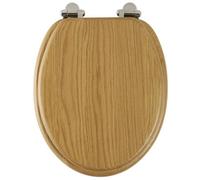 Roper Rhodes Oak Wooden Soft Close Toilet Seat Top Fix Quick Release