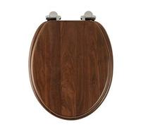 Roper Rhodes Solid Wood Soft Close Toilet Seat Walnut by Roper Rhodes