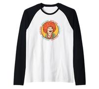 Roper Romp Groovy 70s Mrs Roper Three's Company Caricature Raglan Baseball Tee