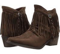 ROPER Women's Fringy Western Boot, Brown, 4 UK
