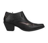 ROPER Women's Sarah Tooled-Inlay Pointed Toe Cowboy Shooties Ankle Boot, Black, 6.5 UK