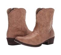 ROPER Women's Shay Western Boot, Tan, 8 UK