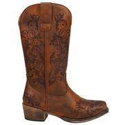 ROPER Women's Tall Stuff Western Boot, Tan, 4.5 UK
