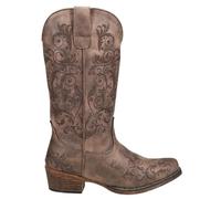 ROPER Women's Tall Stuff Western Boot, Brown, 3 UK