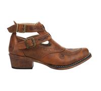 ROPER Women's Willa Snip Toe Cowboy Booties Fashion Boot, Tan, 7 UK
