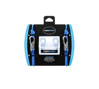 Roperoller - Cord and Rope Tightening and Cinching Tool with Rollercam Technology - Easy Secure Tie Down for Outdoor, Camping, and Boating Guy Lines - 6-Pack Includes Accessory Cord and Carry Case