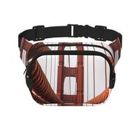 Ropes on The Golden Gate Bridge Fanny Pack Adjustable Crossbody Bag Large Waist Bag Travel Belt Bag Unisex Bum Bag
