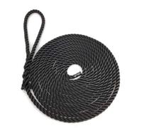 Ropeservices Uk 16mm Black 3 Strand Nylon Mooring Ropes 8 Inch Soft Eye X 18 Metres
