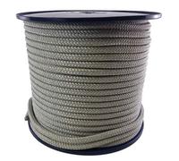 Ropeservices Uk 18mm Grey Double Braid Polyester Rope 100 Metre Reel