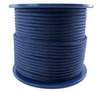 Ropeservices Uk 18mm Navy Blue Double Braid Polyester Rope 100 Metre Reel