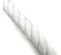 Ropeservices Uk 18mm Optic White Natural Cotton Rope X 100 Metres
