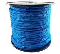 Ropeservices Uk 18mm Royal Blue Double Braid Polyester Rope 100 Metre Reel