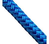 Ropeservices Uk 18mm Royal Blue Double Braid Polyester Rope X 40 Metre Reel