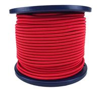Ropeservices Uk 5mm Red Elastic Bungee Shock Cord 100 Metre Reel