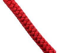 Ropeservices Uk 8mm Red Double Braid Polyester Rope X 40 Metre Reel
