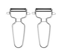 Roponan 2 Pcs Potato Peelers, Stainless Steel Y-Shaped Swivel Speed Tool for Removing The Skin from Fruit & Vegetables in The Kitchen