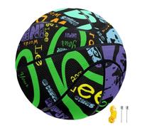 RoPox Custom All Printed Basketball, Personalized Ball with Name or Photo, PU Leather Steeetball for Indoor/Outdoor Games, for Son, Daughter, Boy or Girl